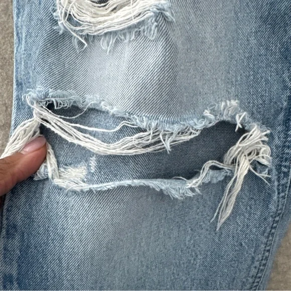 Moussy Vintage Distressed Slim Jeans Womens 27 - Picture 10 of 16